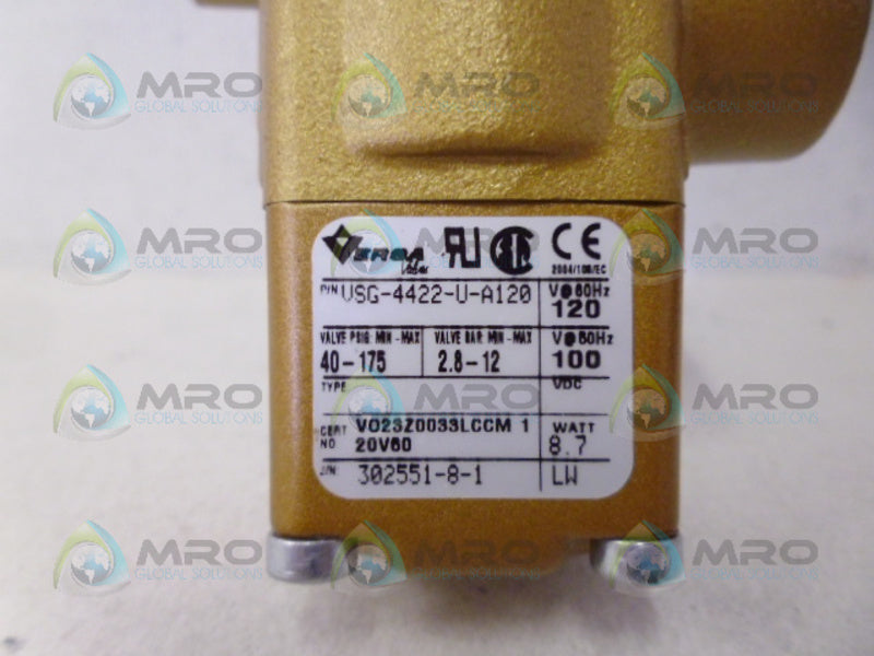 VERSA USG-4422-U-A120 VALVE NSNP