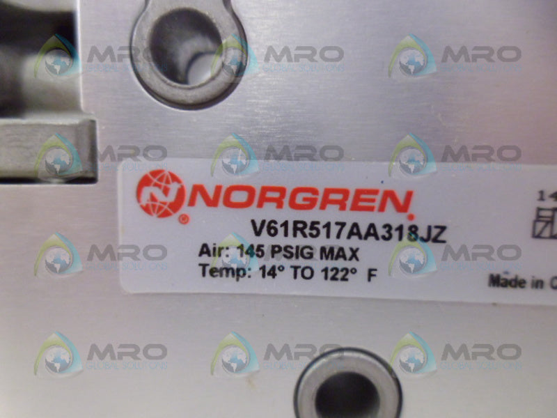 NORGREN V61R517AA318JZ PNEUMATIC VALVE NSNP