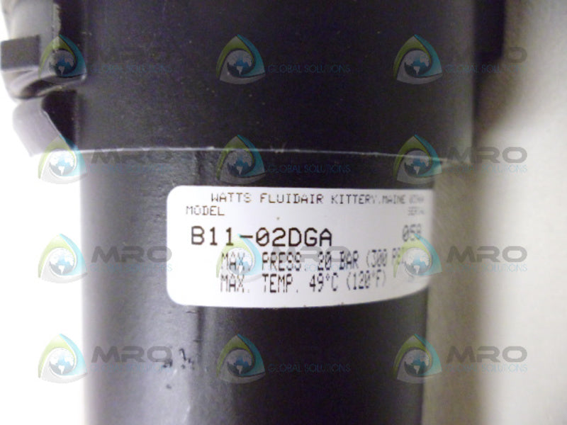 WATTS B11-02DGA INTEGRAL FILTER REGULATOR NSNP