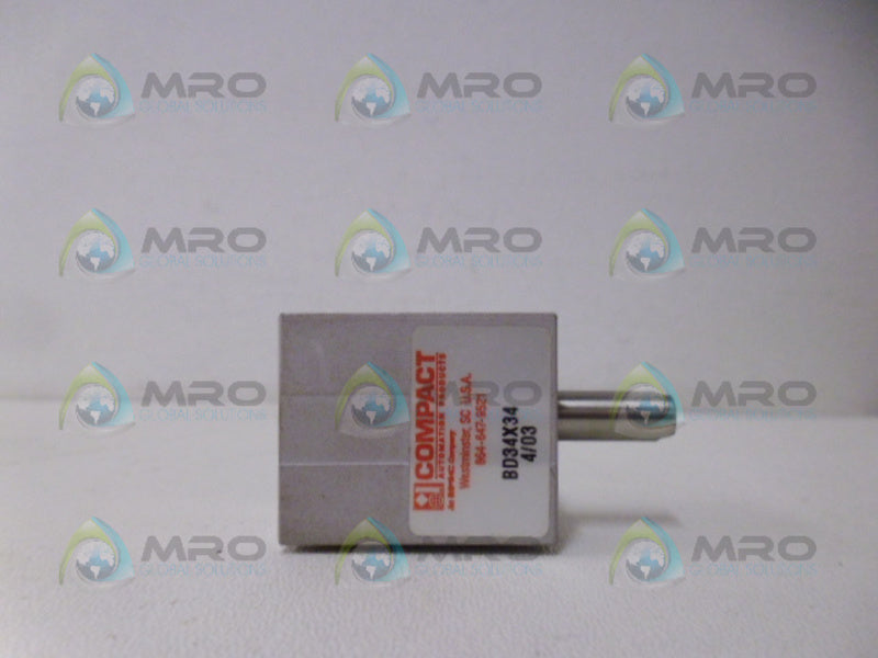 COMPACT BD34X34 PNEUMATIC CYLINDER BLOCK NSNP