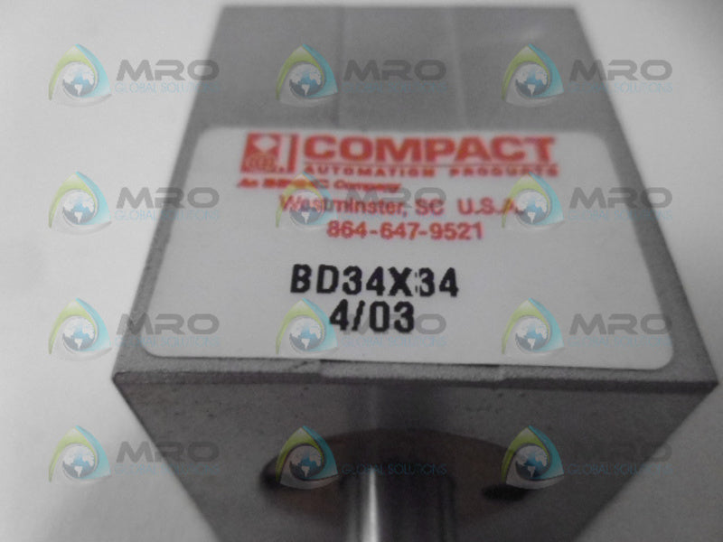 COMPACT BD34X34 PNEUMATIC CYLINDER BLOCK NSNP