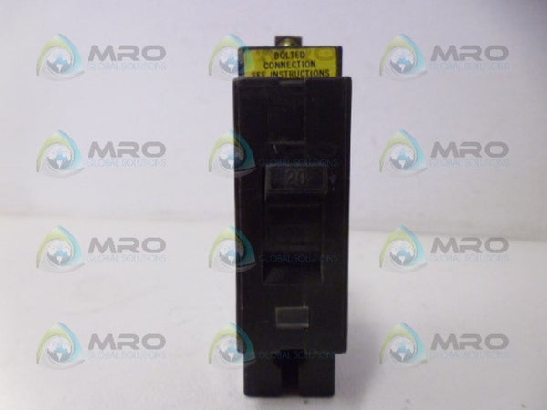 SQUARE D LP-9362 CIRCUIT BREAKER 1POLE 20AMP UNMP