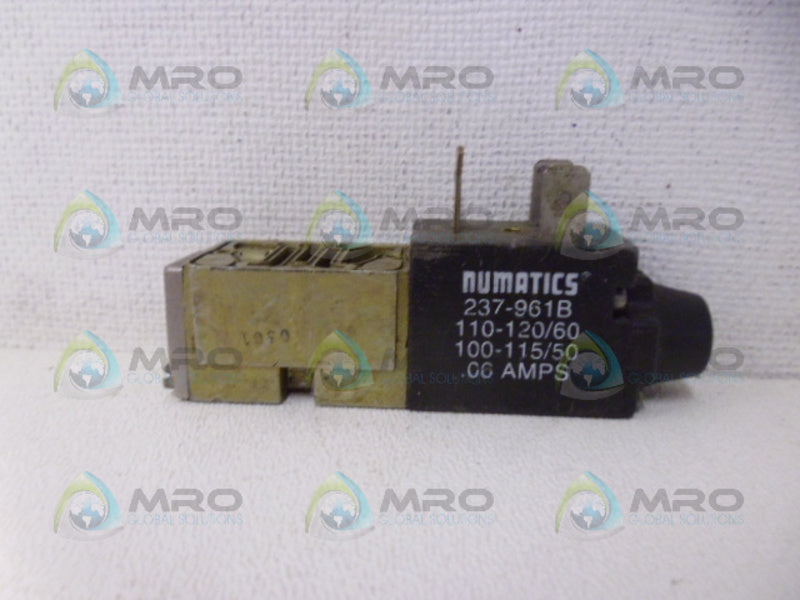NUMATICS 031SA4252000030 SOLENOID VALVE UNMP