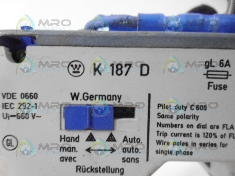 WESTINGHOUSE K-187-D UNMP