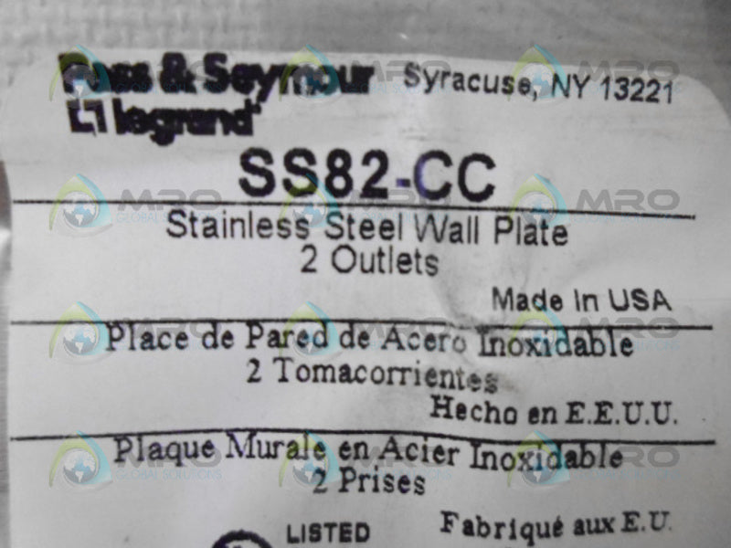 PASS & SEYMORE SS82-CC NSMP