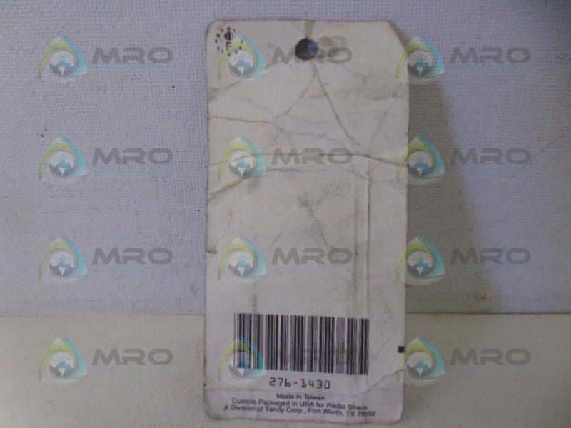 RADIOSHACK 276-1430 D-SUBMINI CRIMP-TYPE CONNECTOR  NSMP