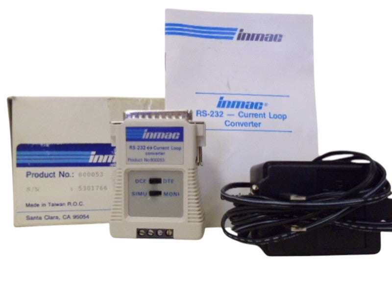 INMAC 800053 RS-232 CURRENT LOOP CONVERTER  NSMP