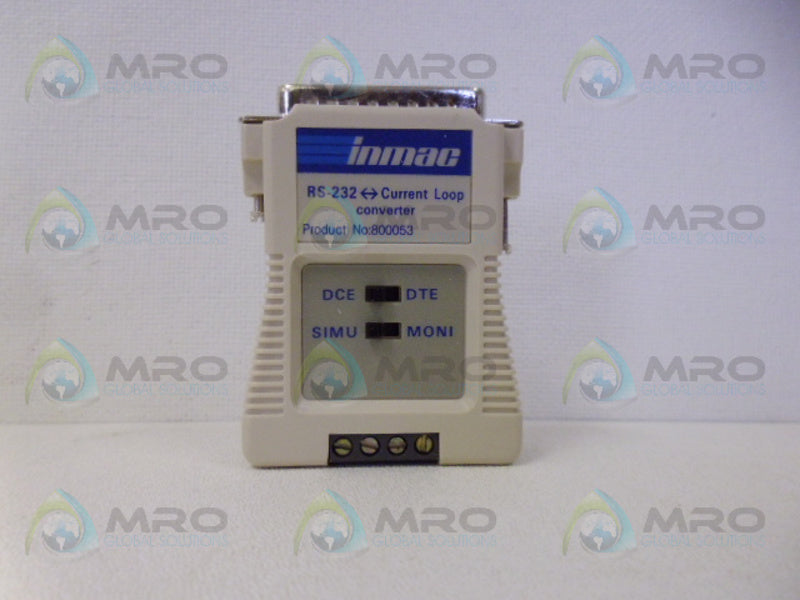 INMAC 800053 RS-232 CURRENT LOOP CONVERTER  NSMP