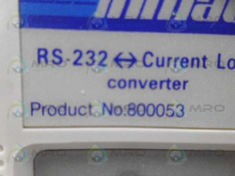 INMAC 800053 RS-232 CURRENT LOOP CONVERTER  NSMP