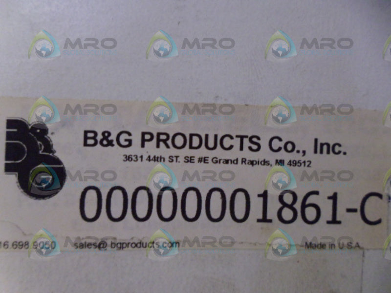 B & G PRODUCTS 00000001861-C NSMP