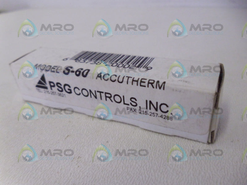 PSG CONTROLS S-60 NSMP