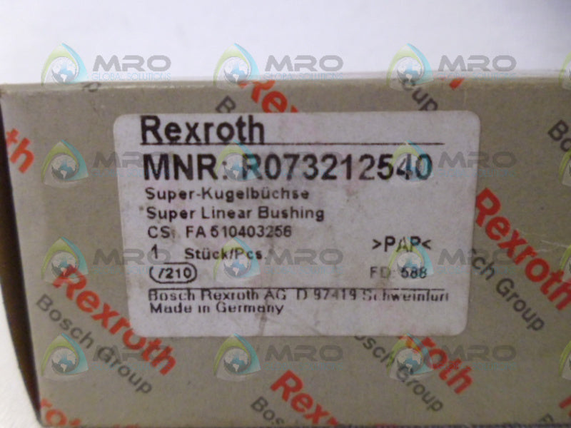 REXROTH R073212540 LINEAR BUSHING NSMP