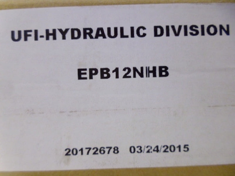 UFI-HYDRAULIC DIVISION EPB12NHB FILTER  NSMP