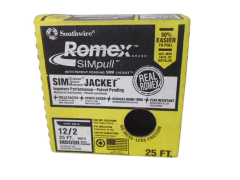 SOUTHWIRE NM-B INDOOR WIRE 25' NSMP