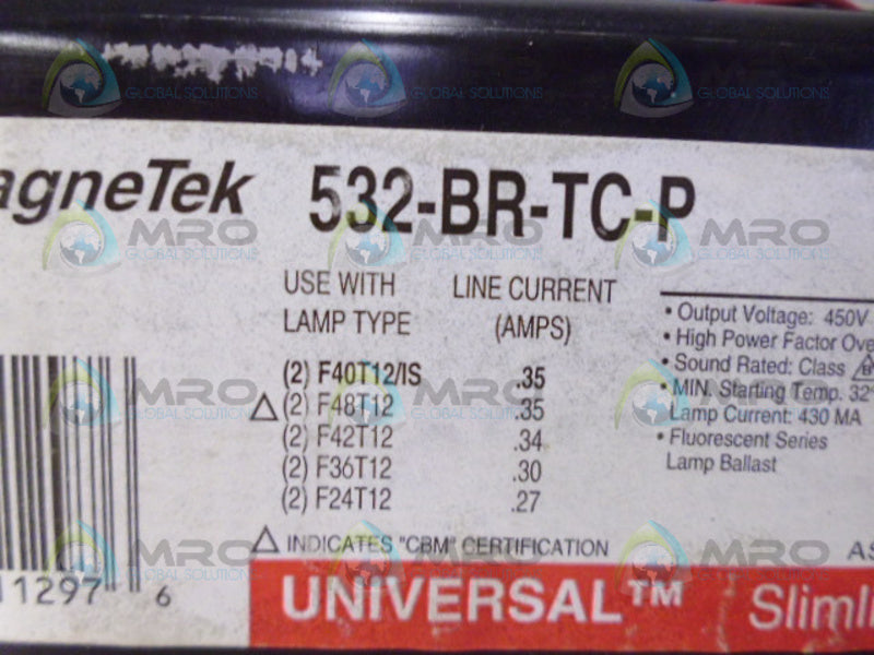 MAGNETEK 532-BR-TC-P SLIMLINE BALLAST NSMP