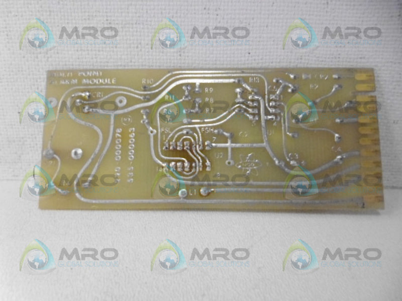 NCG 220-000078 ALARM MODULE UNMP
