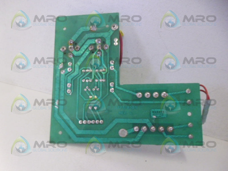 WARNER ELECTRIC 701-9394 PC BOARD UNMP