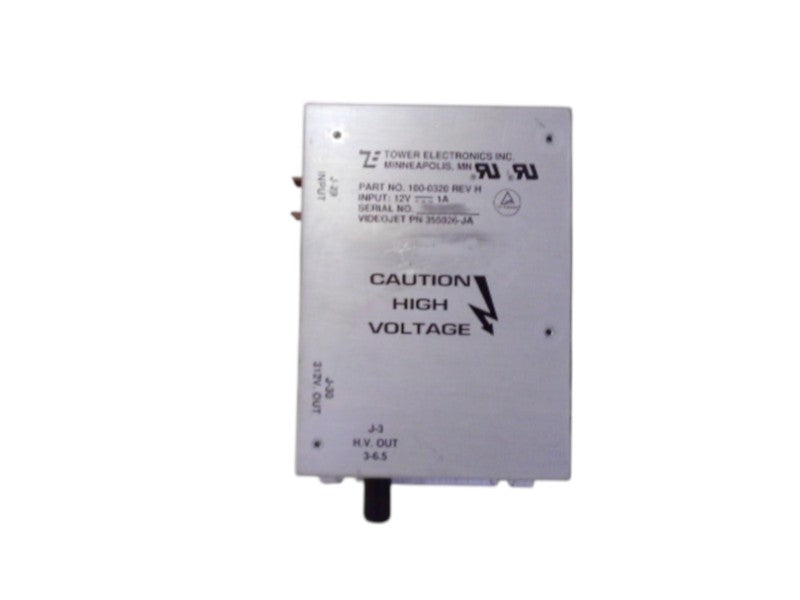 TOWER ELECTRONICS 100-0320 POWER SUPPLY 12V 1AMP UNMP