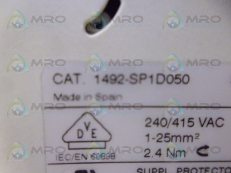 ALLEN BRADLEY 1492-SP1D050 SER.C CIRCUIT BREAKER NSNP IN BX