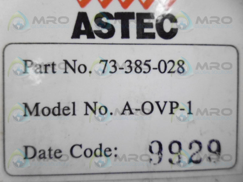 ASTEC A-OVP-1 LINEAR POWER SUPPLY  NSMP