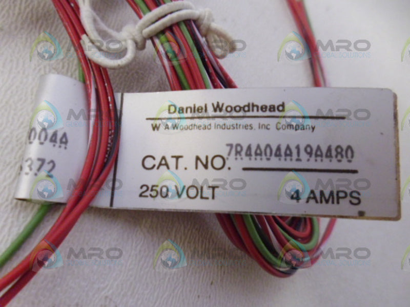 DANIEL WOODHEAD 7R4A04A19A480 CABLE ASSEMBLY NSNP