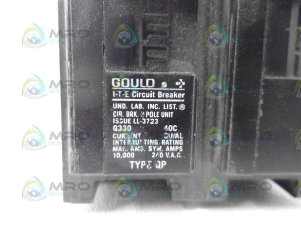ITE Q330 CIRCUIT BREAKER 2P 40A 240V NSNP