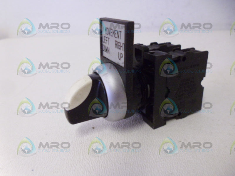 MOELLER M22-K10 CONTACT BLOCK (AS PICTURED) UNMP