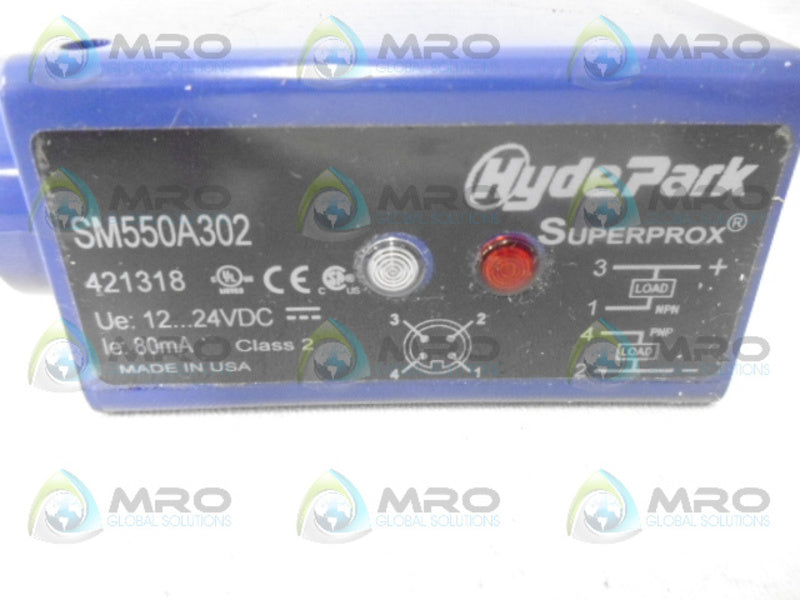 HYDE PARK SM550A302 ULTRASONIC SENSOR NSNP