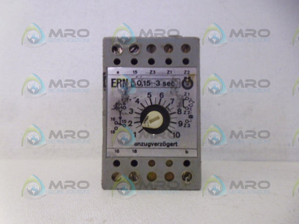 ERN VDE 0435 TIME DELAY RELAY UNMP
