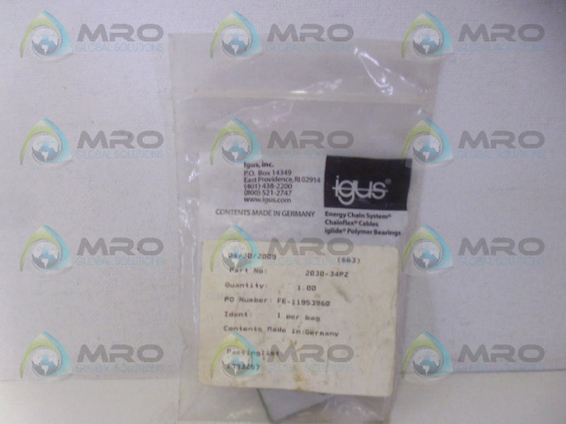 IGUS 2030-34PZ MOUNTING BRACKETS UNMP
