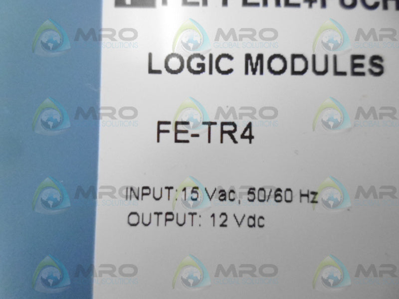 PEPPRL + FUCHS FE-TR4 FEA8021 LOGIC MODULE  NSMP