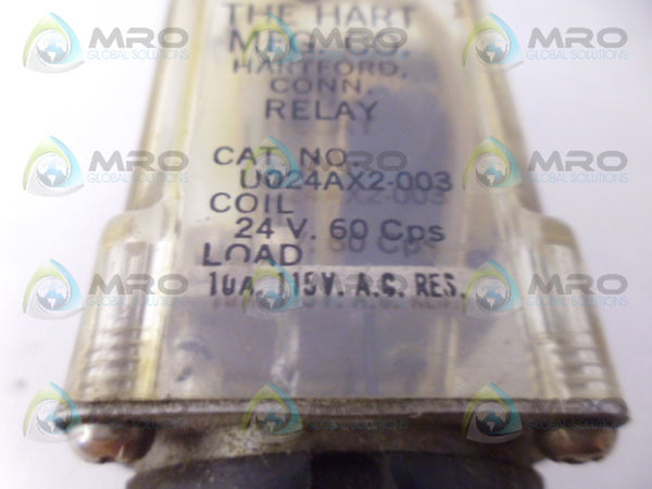 HART U024AX2-003 RELAY 24V UNMP