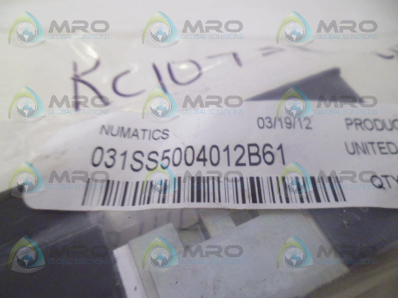 NUMATICS 031SS5004012B61 NSMP