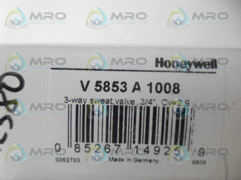 HONEYWELL V5853A1008 3-WAY CARTRIDGE GLOBE VALVE NSMP