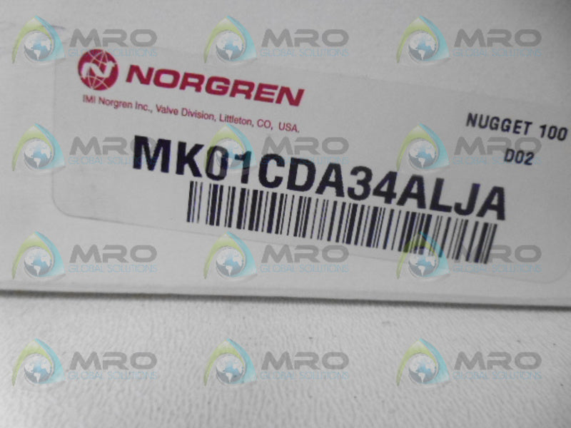NORGREN MK01CDA34ALJA SOLENOID VALVE NSMP