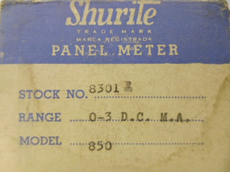 SHURITE 850 PANEL METER  NSMP