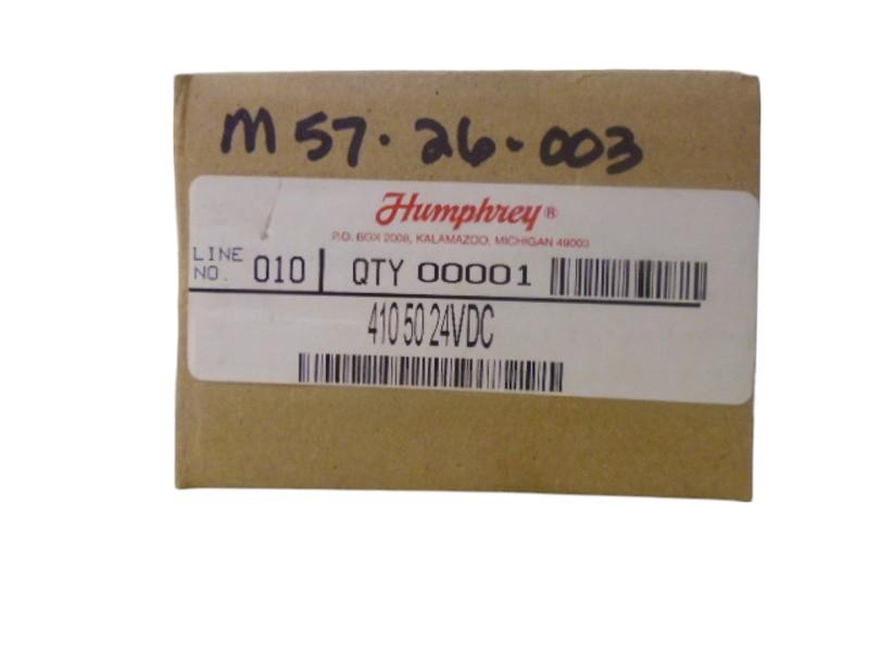 HUMPHREY 41050 SOLENOID VALVE 24VDC NSMP