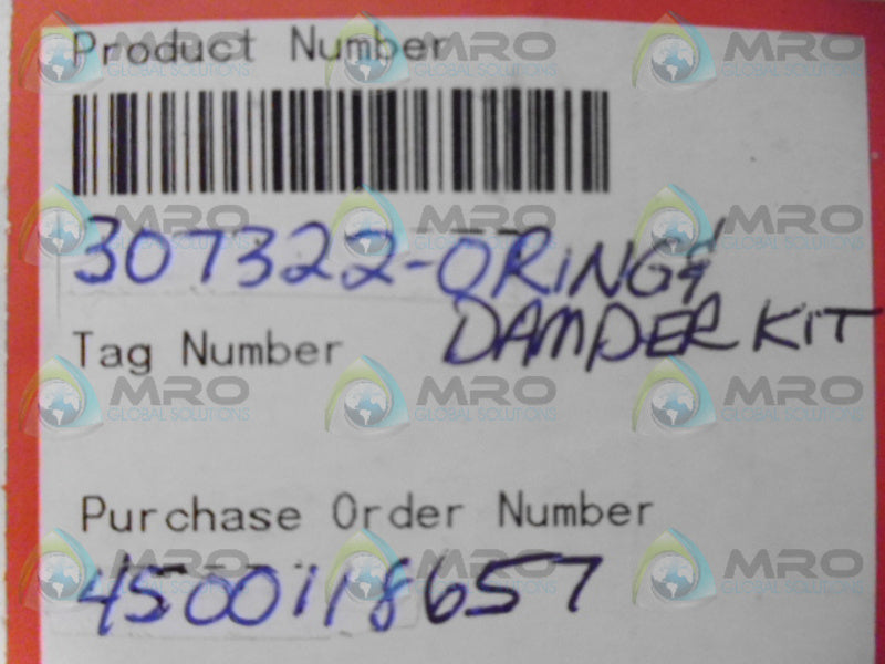 FLOWSERVE 307322 O-RING AND DAMPER KIT NSMP