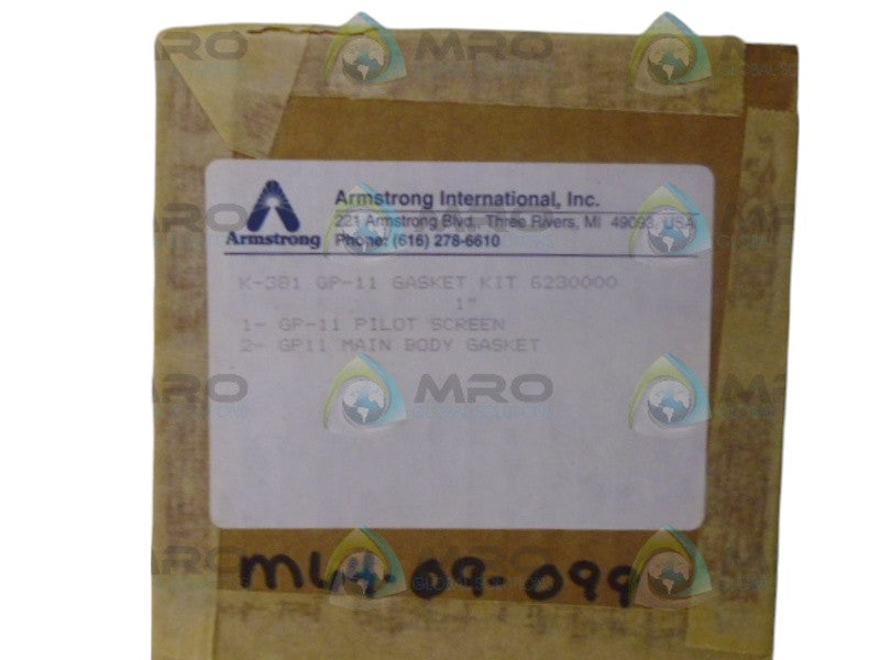 ARMSTRONG K-381 GASKET KIT NSMP