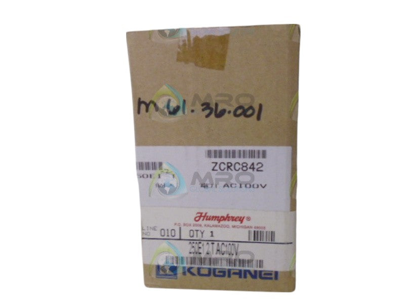 HUMPHREY 250E12TAC100V PNEUMATIC VALVE NSMP