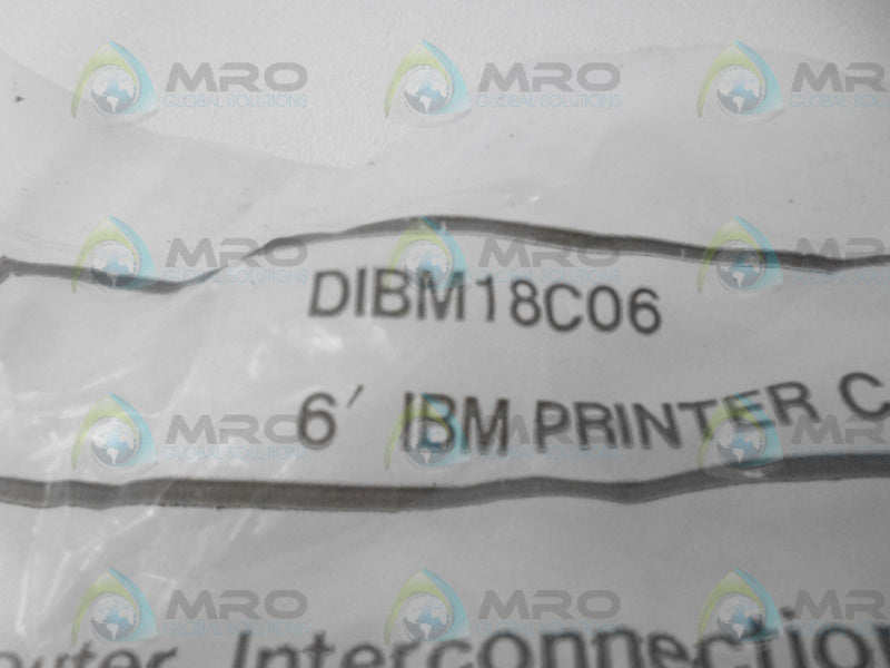 IBM DIBM18C06 6' IBM PRINTER CABLE  NSMP