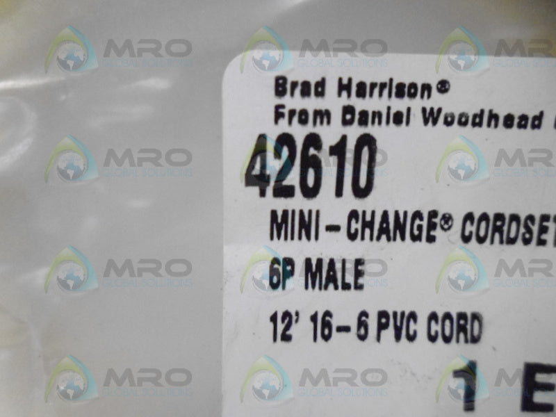 DANIEL WOODHEAD MINI-CHANGE 42610 MALE CORDSET  NSMP