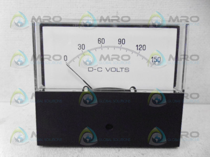 GENERAL ELECTRIC 255220PZPZ PANEL METER 0-150V NSMP