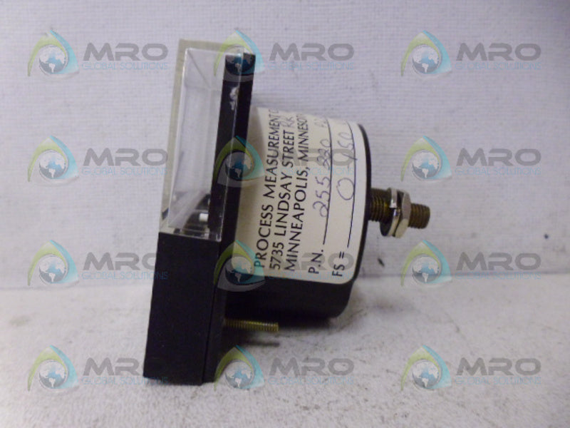GENERAL ELECTRIC 255220PZPZ PANEL METER 0-150V NSMP