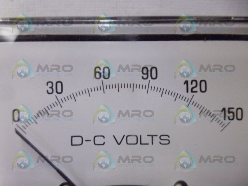 GENERAL ELECTRIC 255220PZPZ PANEL METER 0-150V NSMP