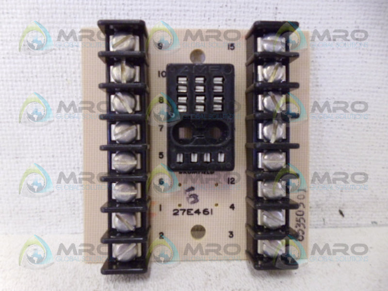 POTTER & BRUMFIELD 27E461 RELAY SOCKET NSMP