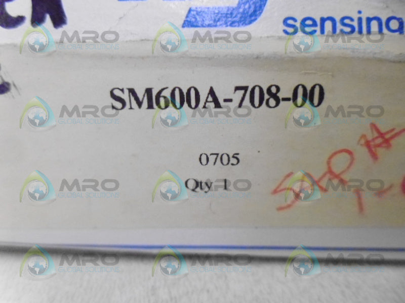 HYDE PARK SM600A-708-00 ULTRASONIC PROXIMITY SENSOR NSMP