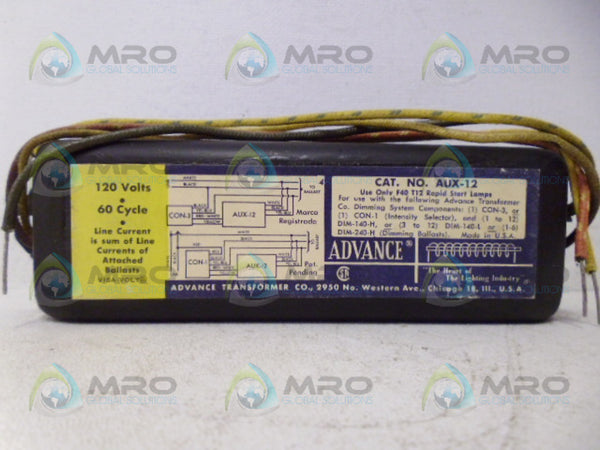 ADVANCE AUX-12 TRANSFORMER NSMP