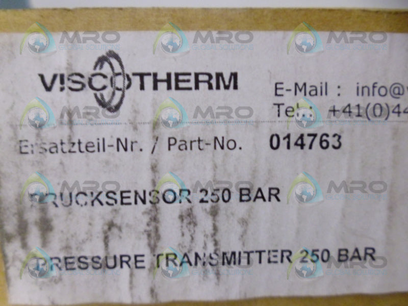 VISCOTHERM 014763 PRESSURE TRANSMITTER NSMP