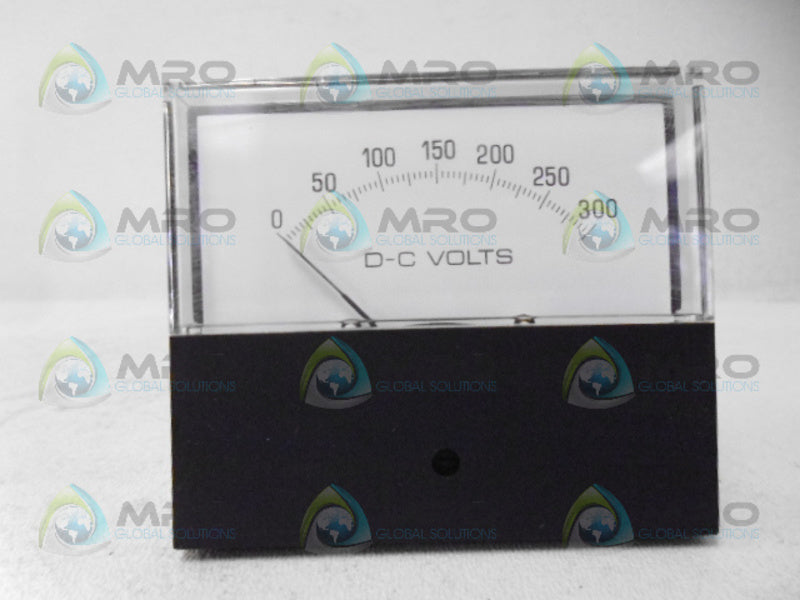 GENERAL ELECTRIC 255220RXRX PANEL METER 0-300V NSMP